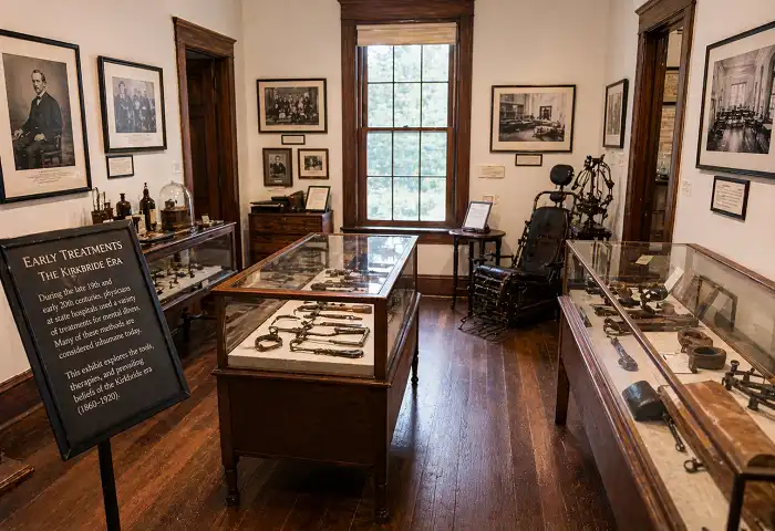 Julaine Farrow Museum WMHI Oshkosh Wisconsin interior exhibits