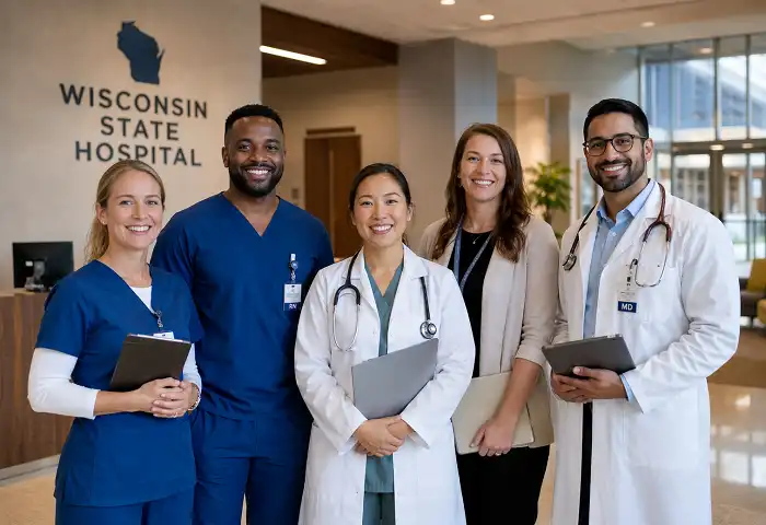 WMHI mental health staff team Wisconsin state hospital careers