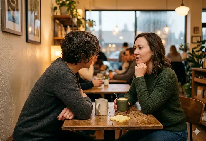 Caregiver emotional support conversation cafe