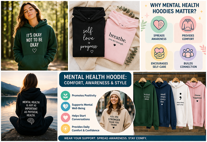 mental health hoodie