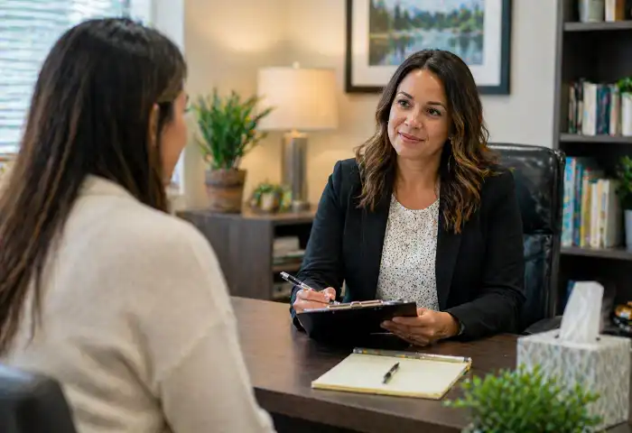 mental health intake assessment session