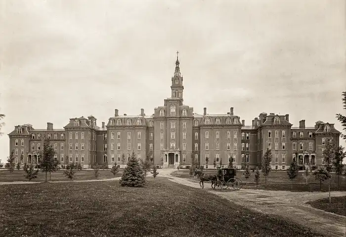 northern state hospital insane 1873 Wisconsin historic building