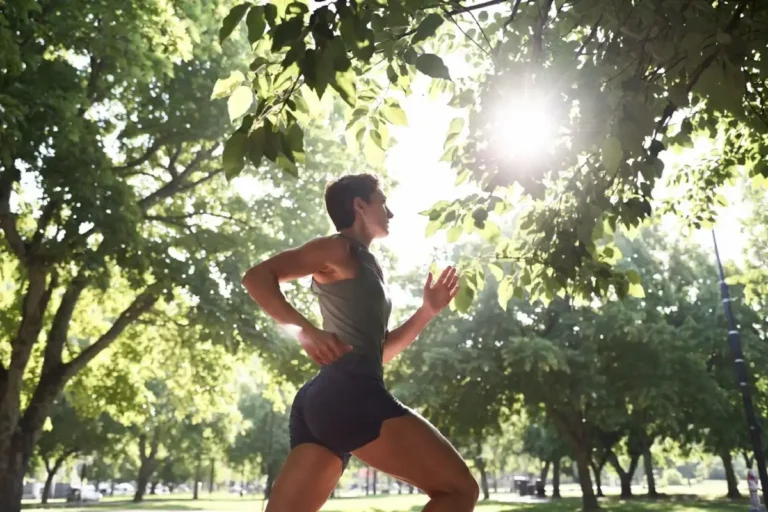 Person practicing 10x health habits including exercise and clean eating