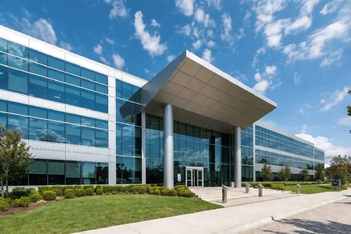 Large healthcare company headquarters representing Elevance Health corporate operations