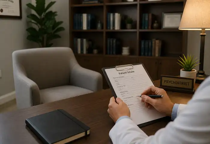 Psychiatric admission assessment process