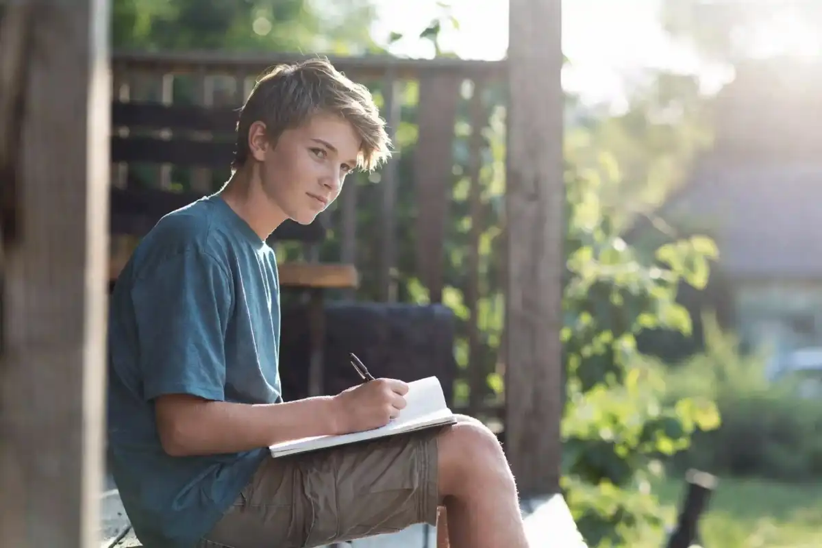 Teenager showing recovery and growth after completing Charlie Health IOP program