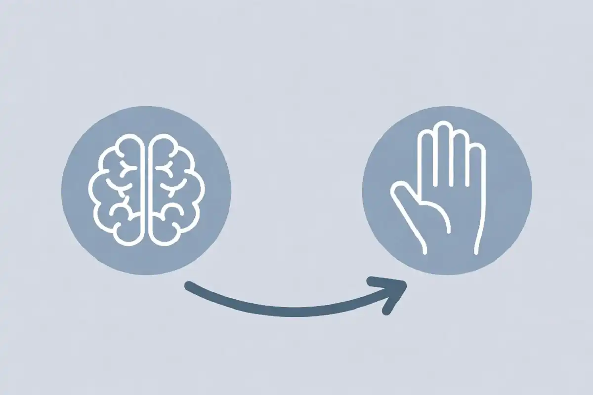 Criminal responsibility explained through the link between intent and physical action